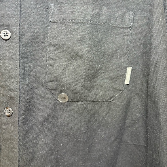 Eddie Bauer Mens XL Eddie's Favorite Flannel Classic Fit Shirt Black Coal NWT - Picture 2 of 11